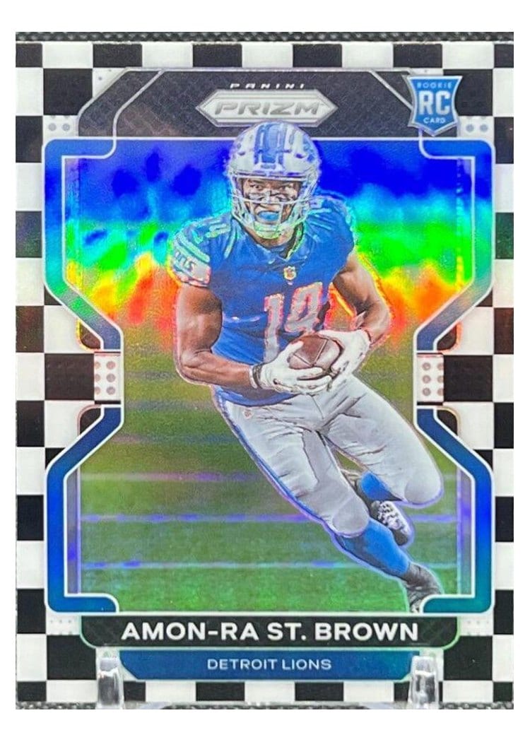 2021 Panini Prizm Amon Ra St. Brown #358 card