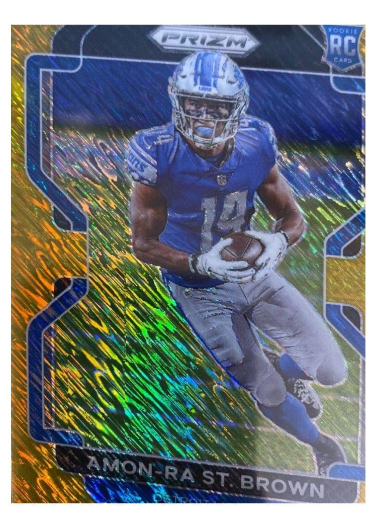2021 Panini Prizm Amon Ra St. Brown #358 card