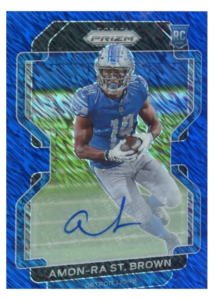 2021 Panini Prizm Amon Ra St. Brown #358 card