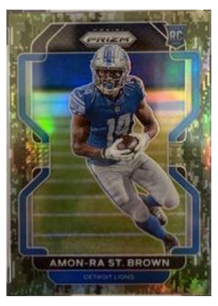 2021 Panini Prizm Amon Ra St. Brown #358 card