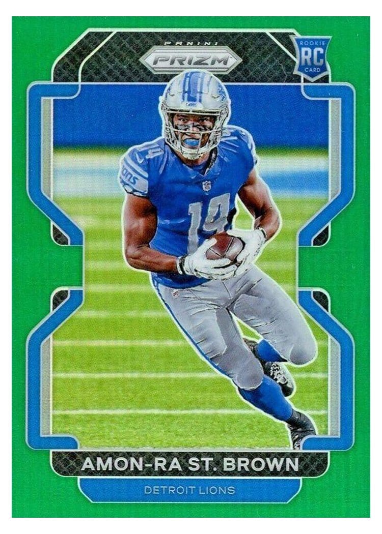 2021 Panini Prizm Amon Ra St. Brown #358 card