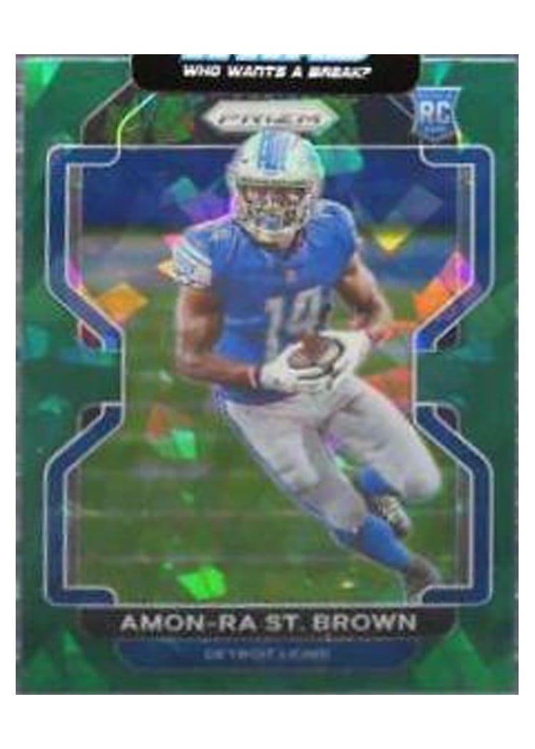 2021 Panini Prizm Amon Ra St. Brown #358 card