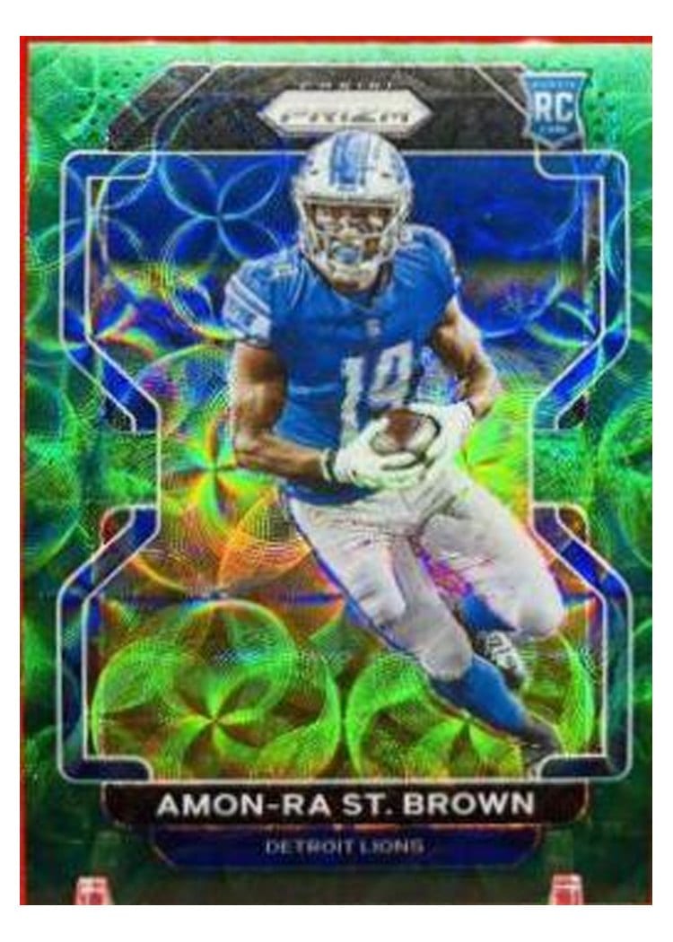 2021 Panini Prizm Amon Ra St. Brown #358 card