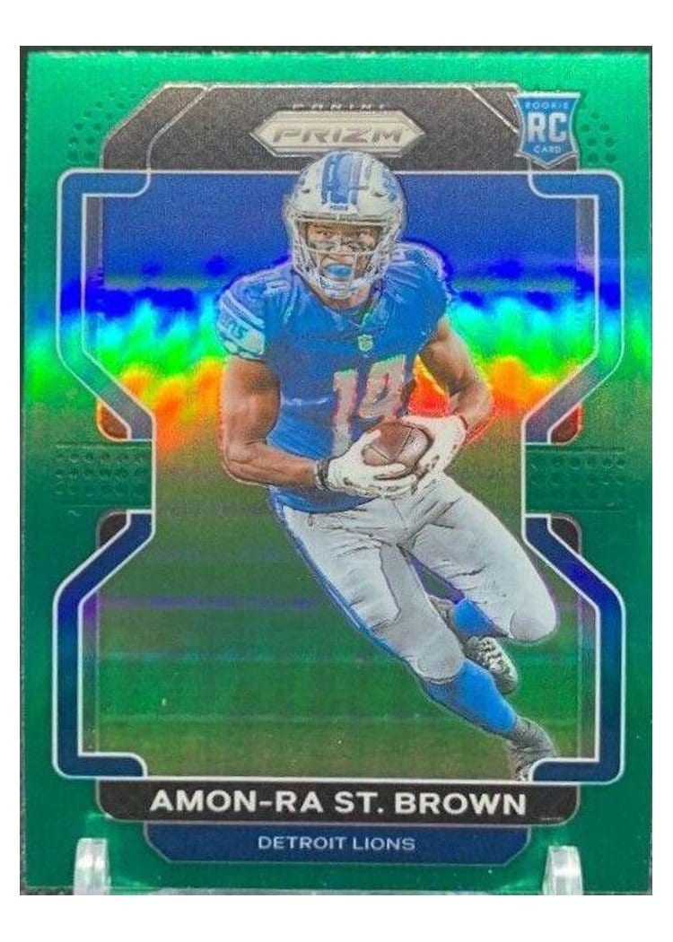 2021 Panini Prizm Amon Ra St. Brown #358 card