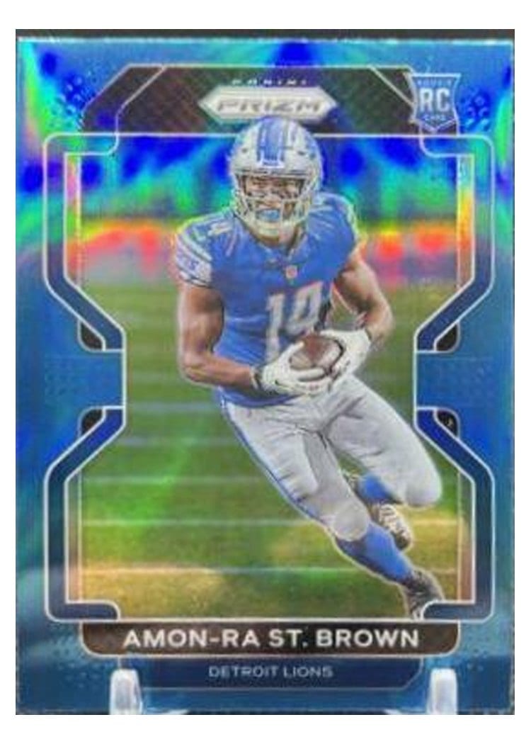 2021 Panini Prizm Amon Ra St. Brown #358 card