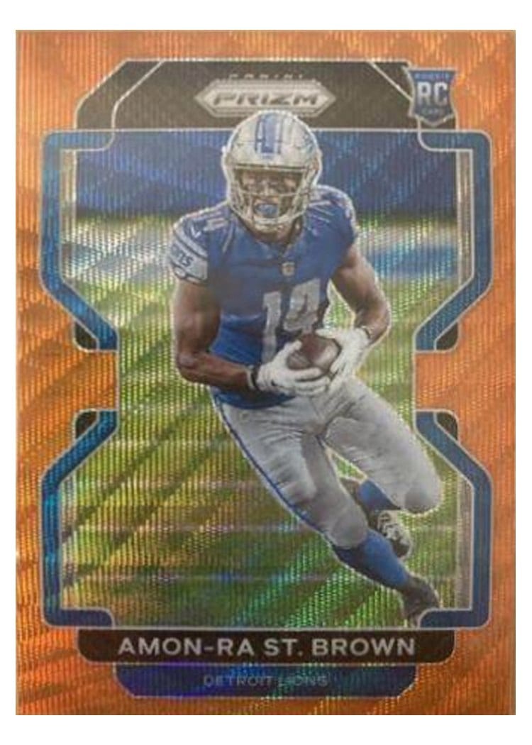 2021 Panini Prizm Amon Ra St. Brown #358 card