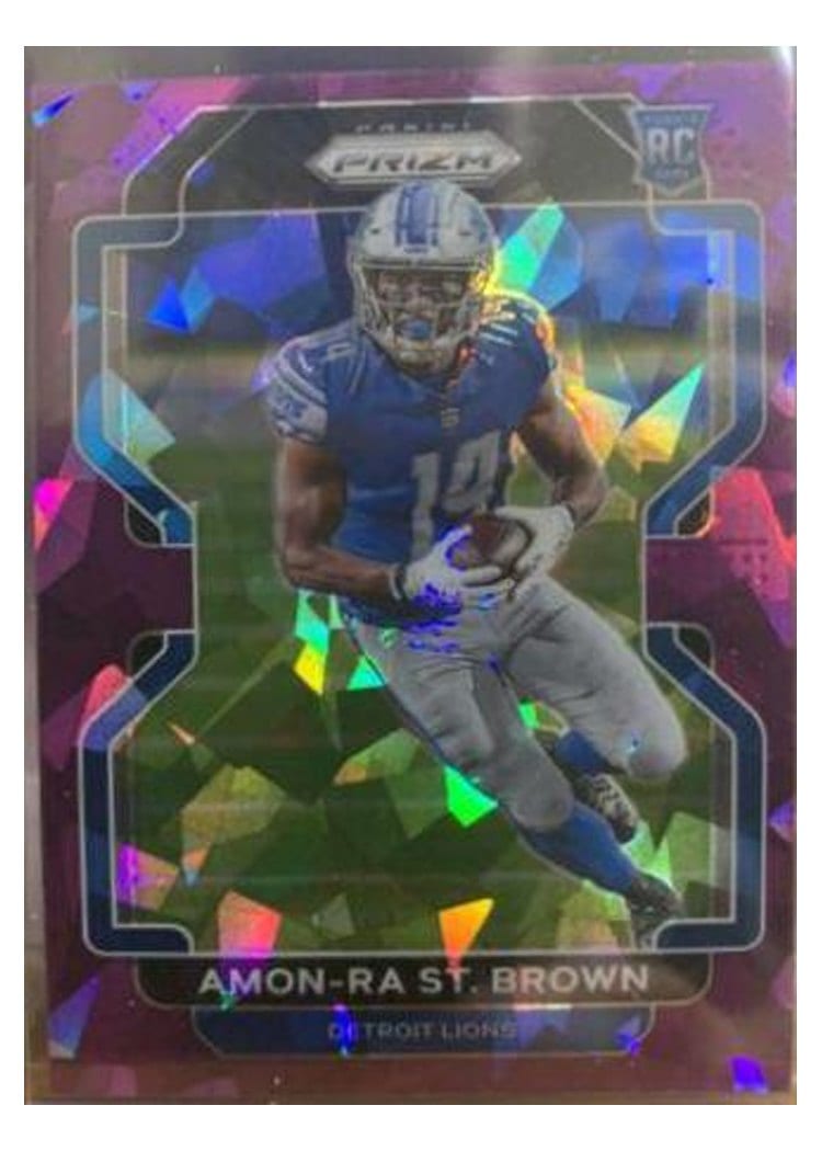 2021 Panini Prizm Amon Ra St. Brown #358 card