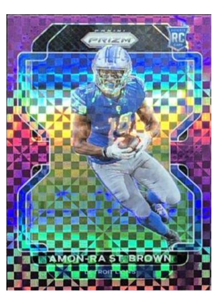 2021 Panini Prizm Amon Ra St. Brown #358 card