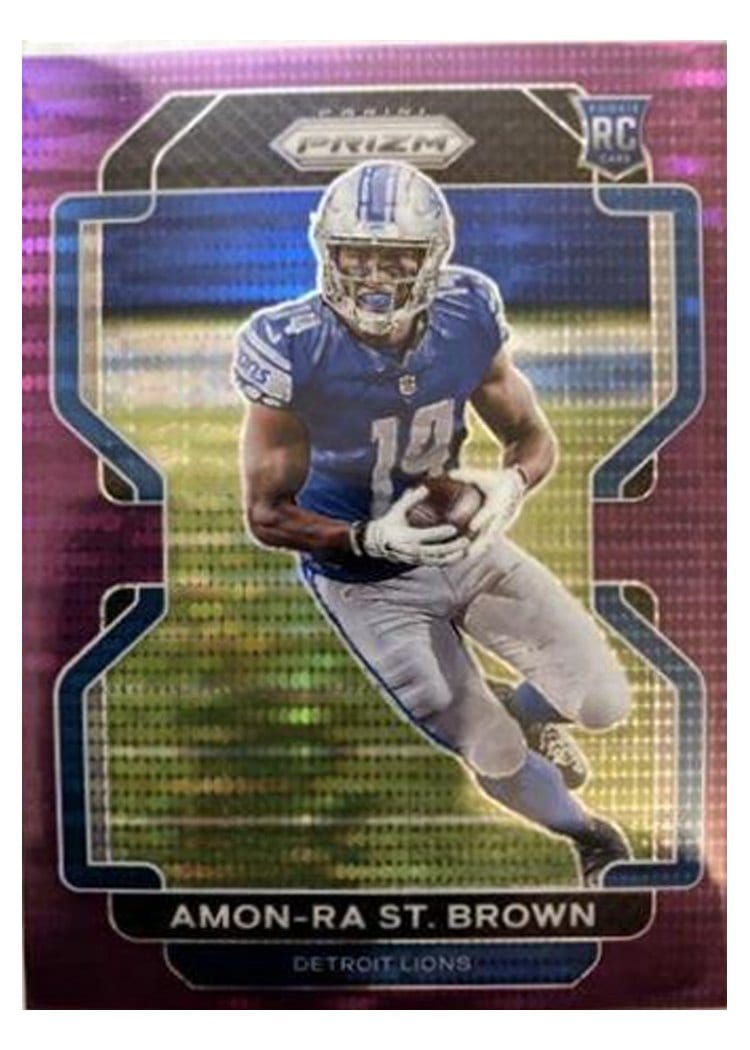 2021 Panini Prizm Amon Ra St. Brown #358 card