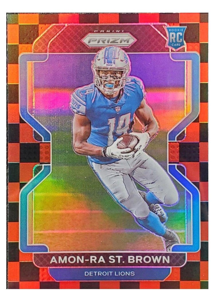 2021 Panini Prizm Amon Ra St. Brown #358 card