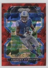2021 Panini Prizm Amon Ra St. Brown #358 card