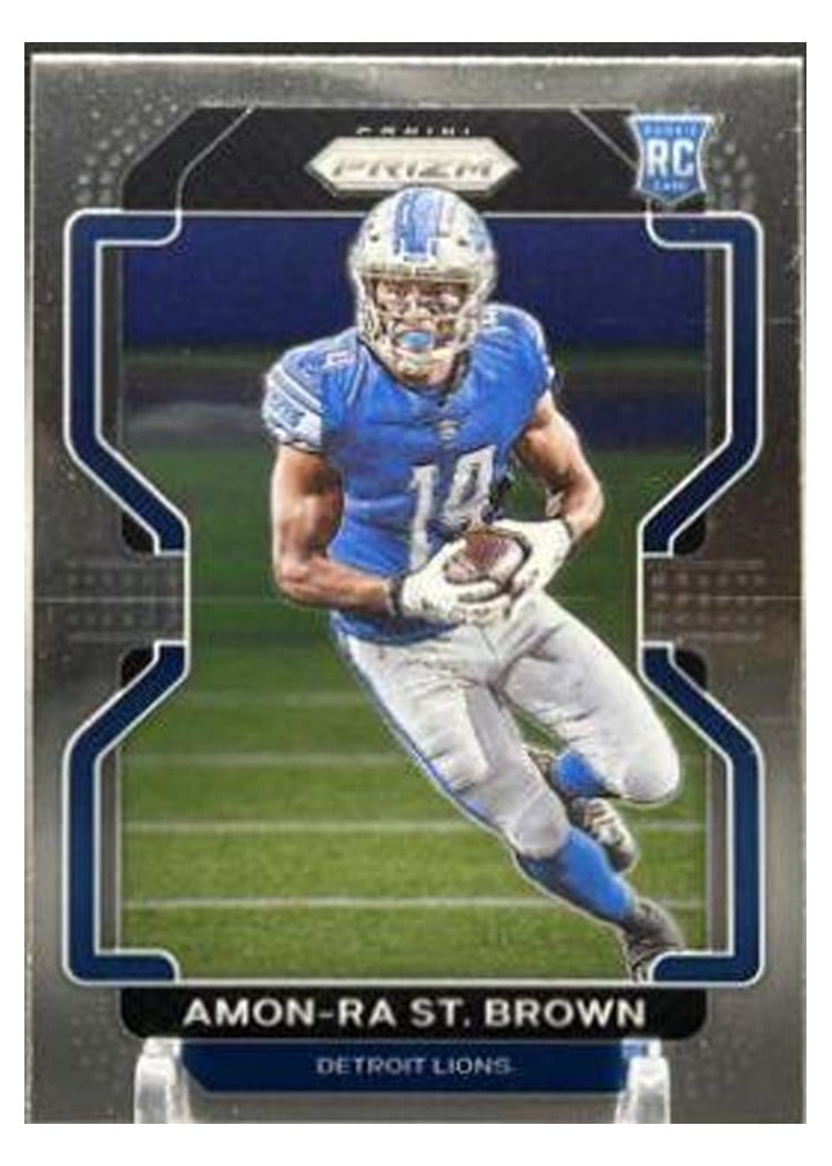 2021 Panini Prizm Amon Ra St. Brown #358 card