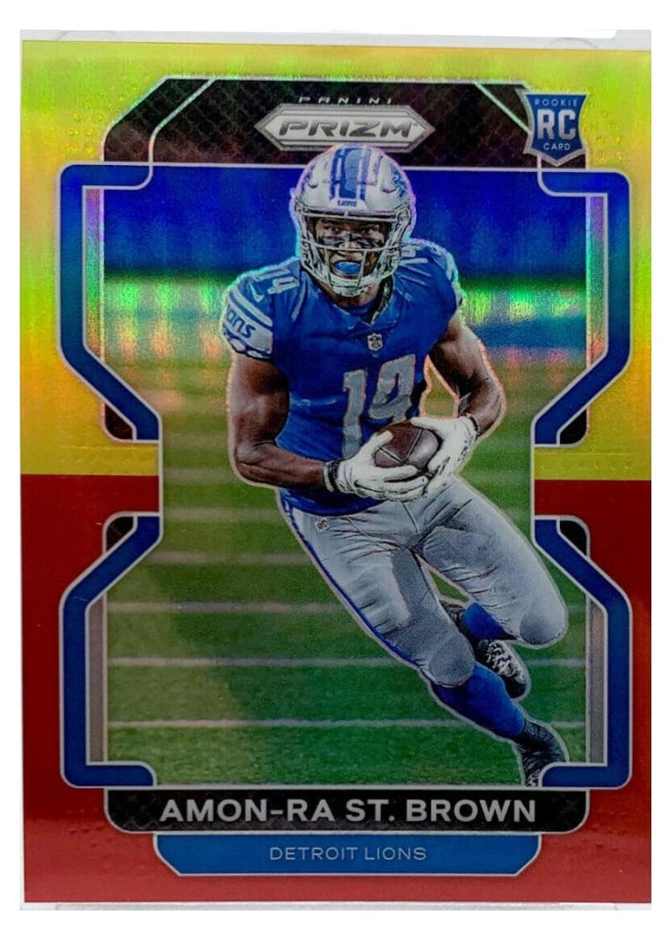 2021 Panini Prizm Amon Ra St. Brown #358 card