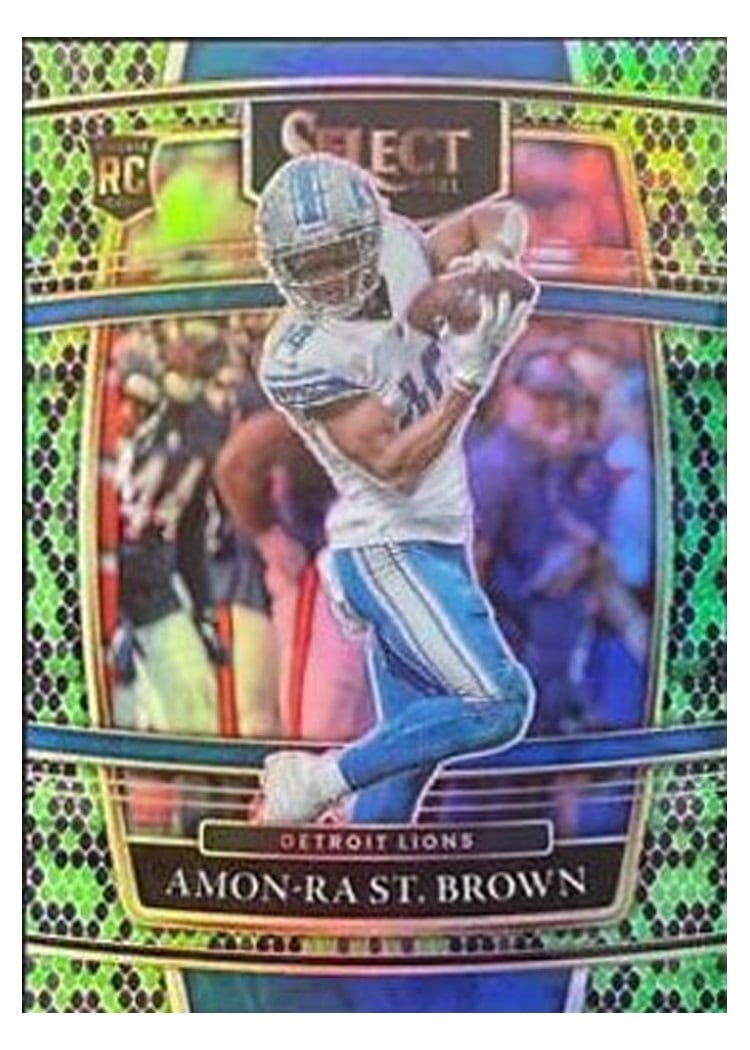 2021 Panini Select Amon Ra St. Brown #73 card