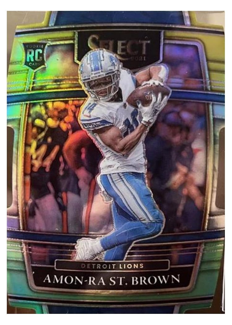 2021 Panini Select Amon Ra St. Brown #73 card