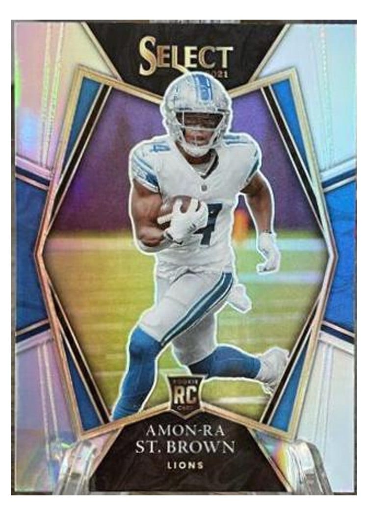 2021 Panini Select Amon Ra St. Brown #73 card
