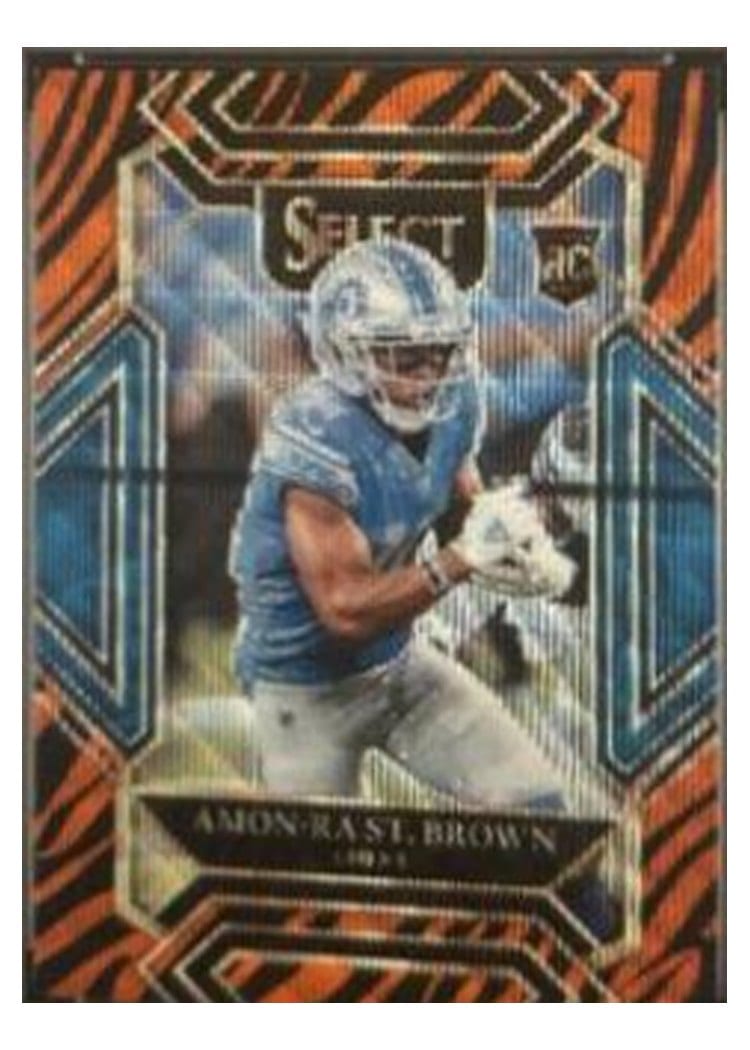 2021 Panini Select Amon Ra St. Brown #73 card