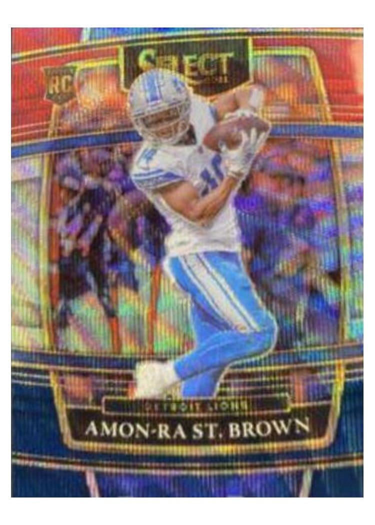 2021 Panini Select Amon Ra St. Brown #73 card