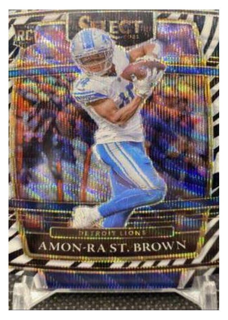 2021 Panini Select Amon Ra St. Brown #73 card