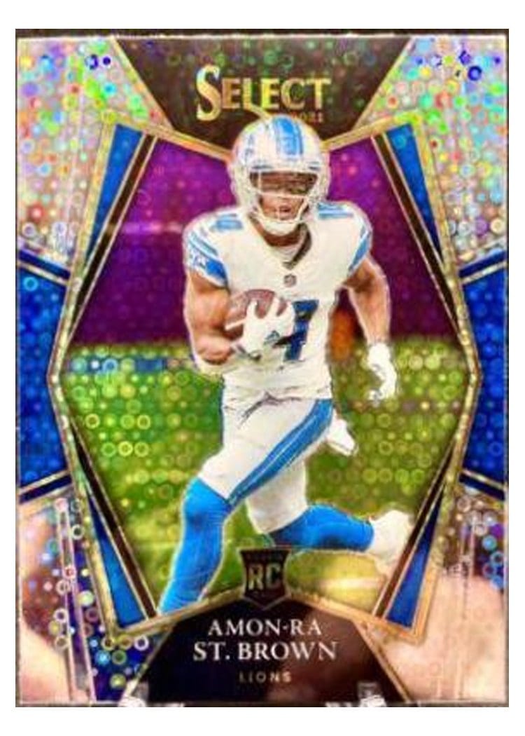 2021 Panini Select Base Set Amon-Ra St. Brown #173 card