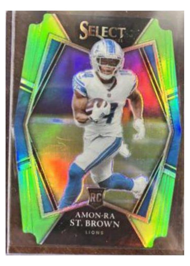 2021 Panini Select Base Set Amon-Ra St. Brown #173 card