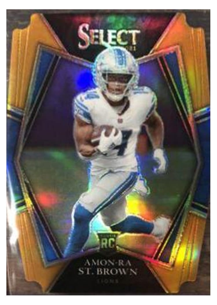 2021 Panini Select Base Set Amon-Ra St. Brown #173 card