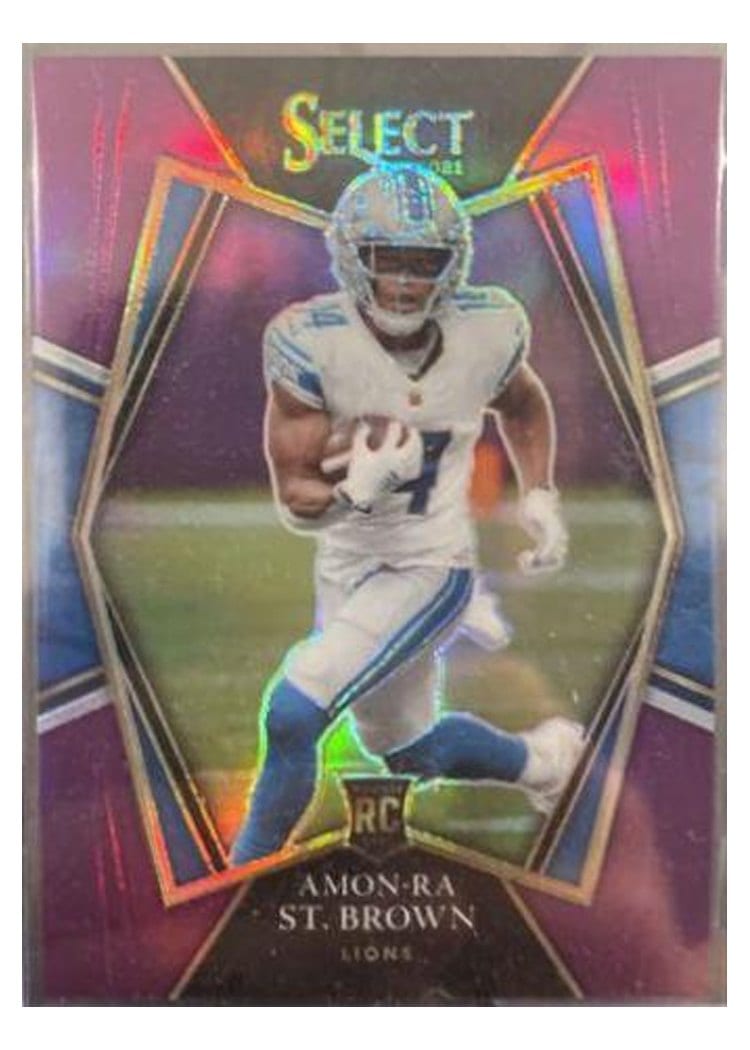 2021 Panini Select Base Set Amon-Ra St. Brown #173 card