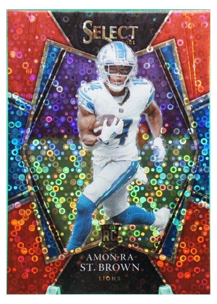 2021 Panini Select Base Set Amon-Ra St. Brown #173 card