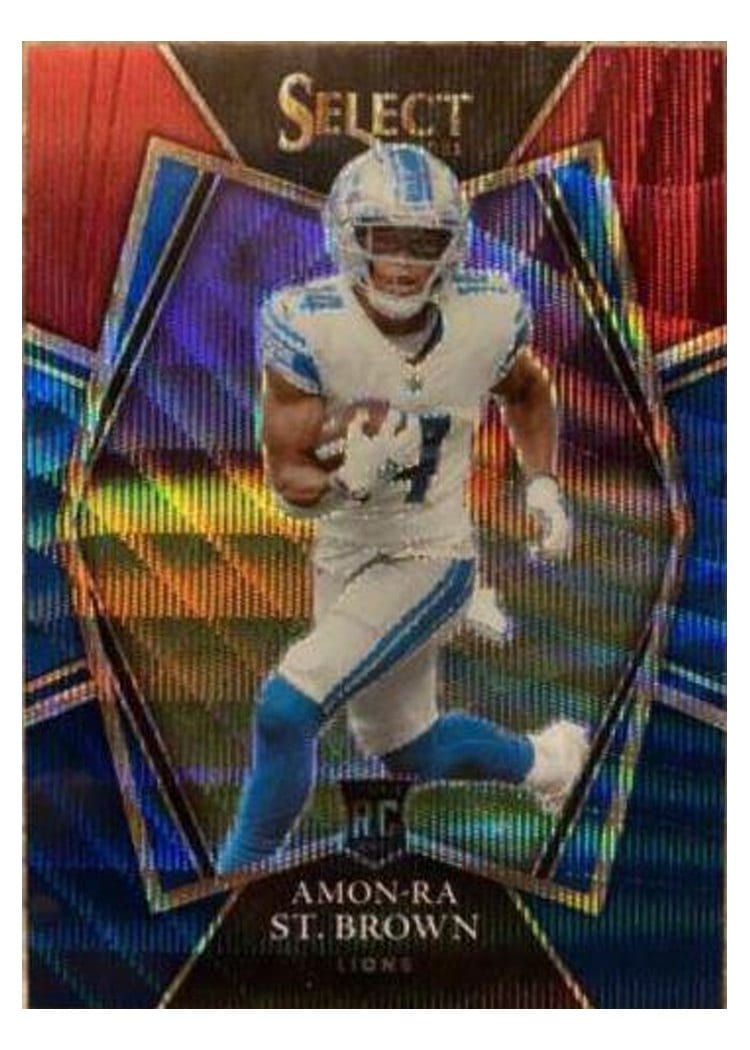 2021 Panini Select Base Set Amon-Ra St. Brown #173 card