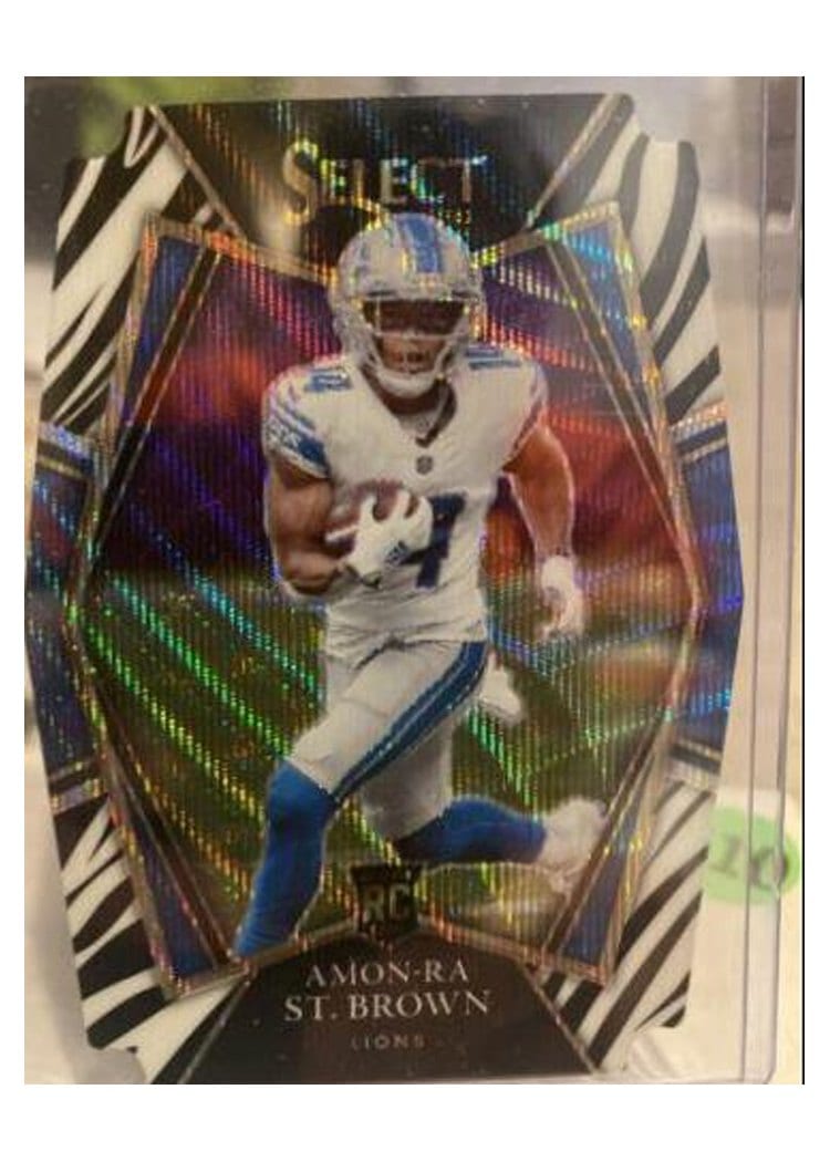 2021 Panini Select Base Set Amon-Ra St. Brown #173 card