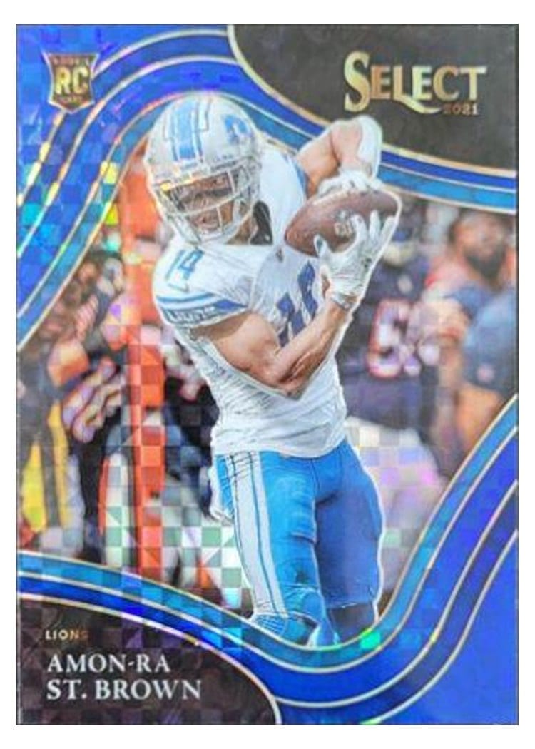 2021 Panini Select Base Set Amon-Ra St. Brown #373 card