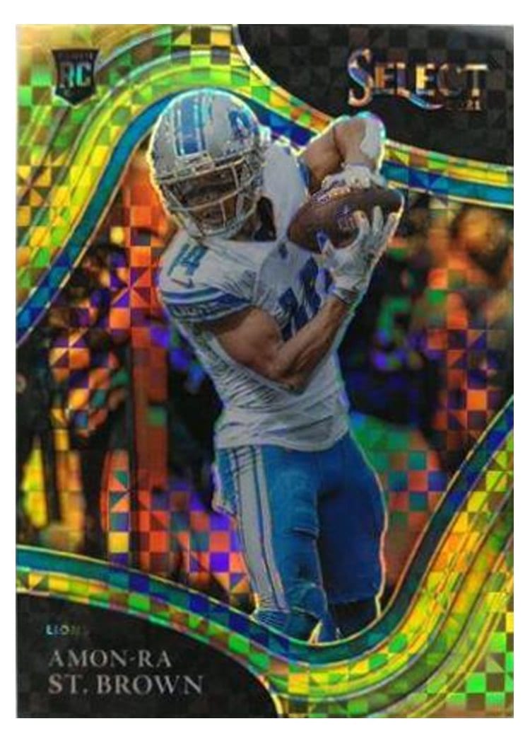 2021 Panini Select Base Set Amon-Ra St. Brown #373 card