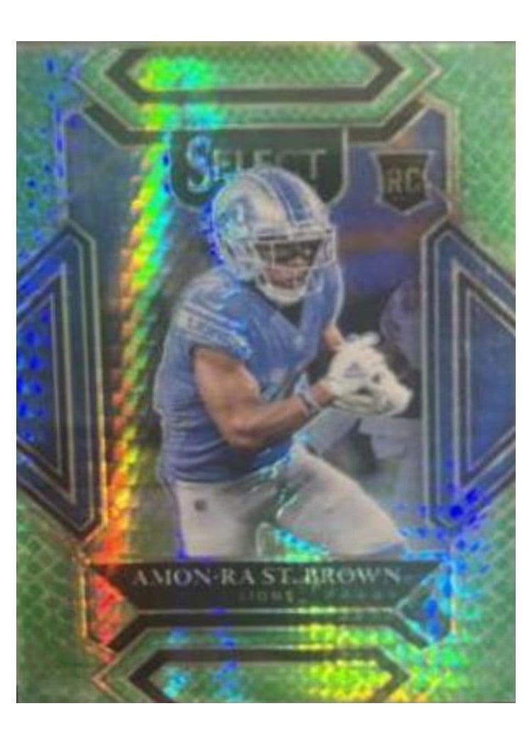 2021 Panini Select Base Set Amon-Ra St. Brown #373 card