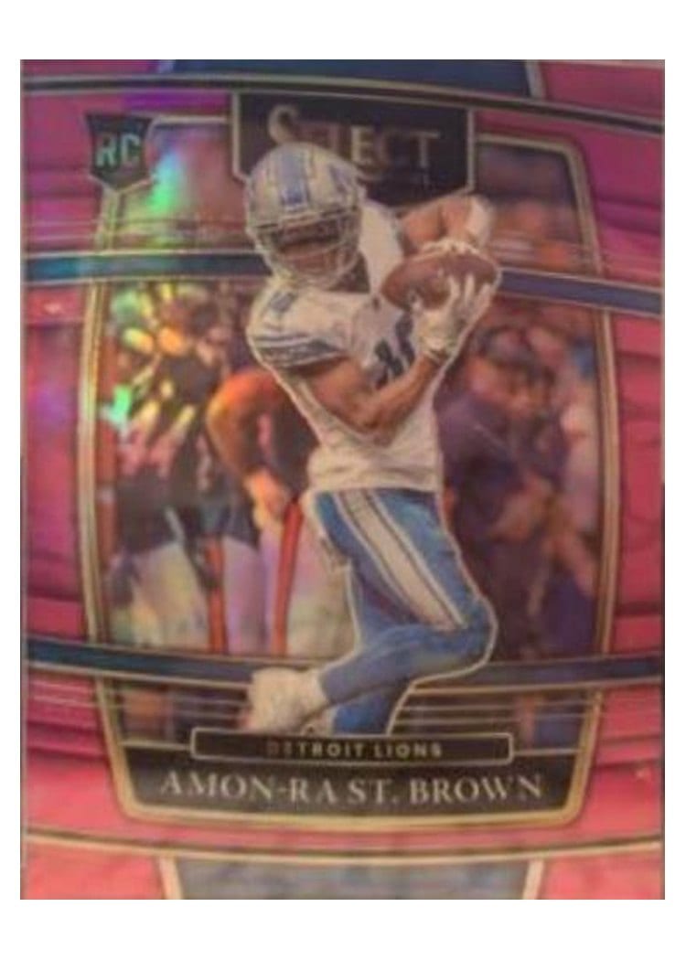 2021 Panini Select Base Set Amon-Ra St. Brown #373 card