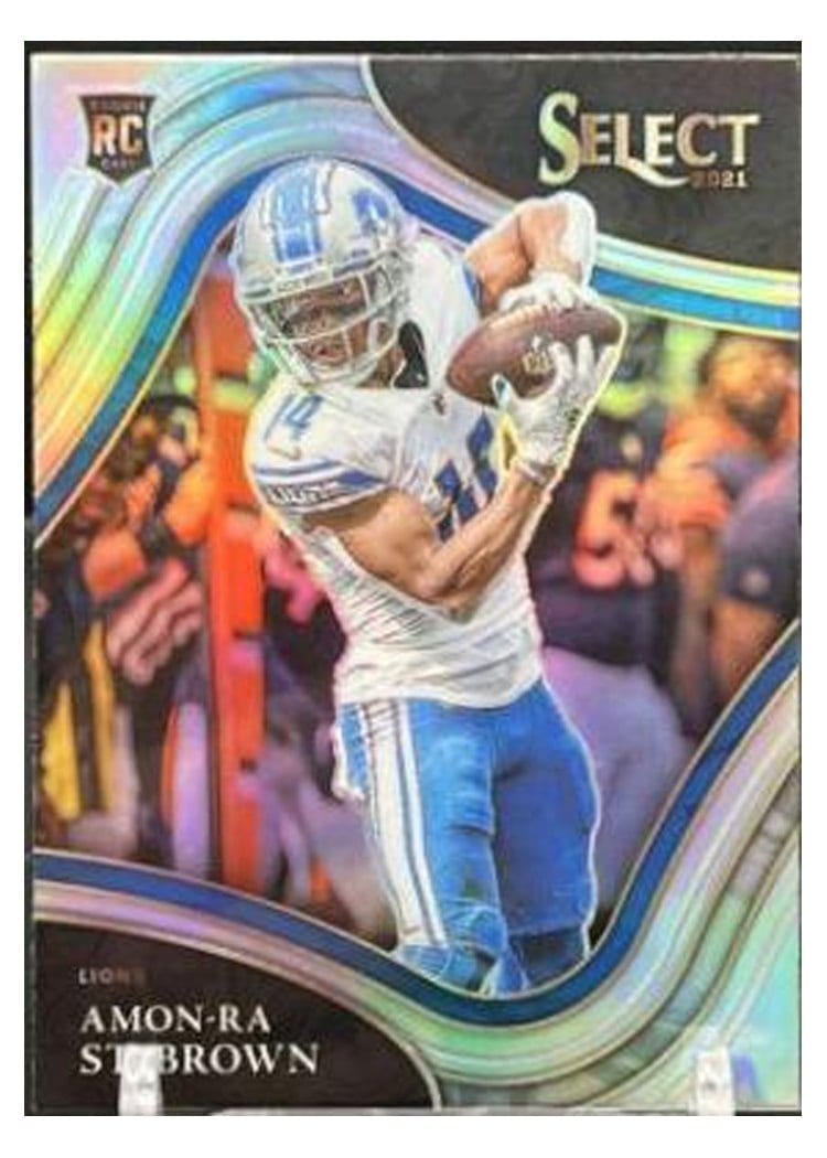 2021 Panini Select Base Set Amon-Ra St. Brown #373 card