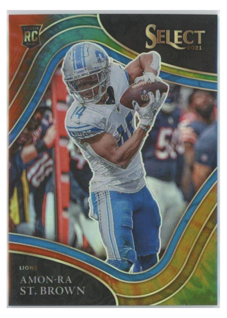 2021 Panini Select Base Set Amon-Ra St. Brown #373 card