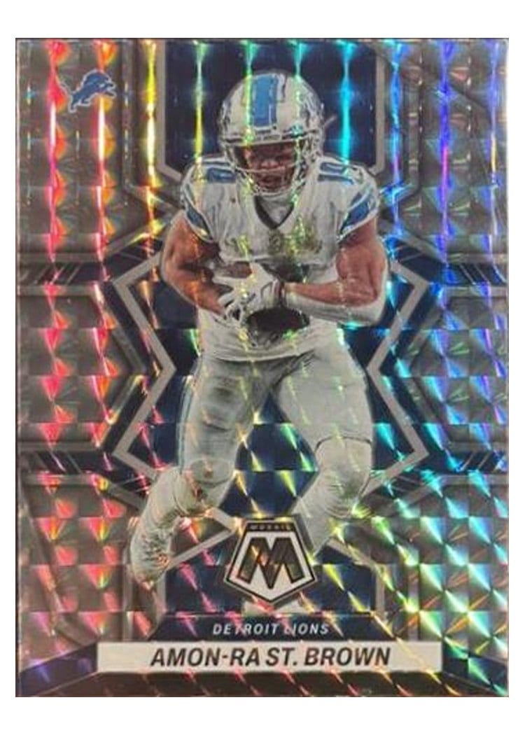 2022 Panini Mosaic Base Set Amon-Ra St. Brown #67 card
