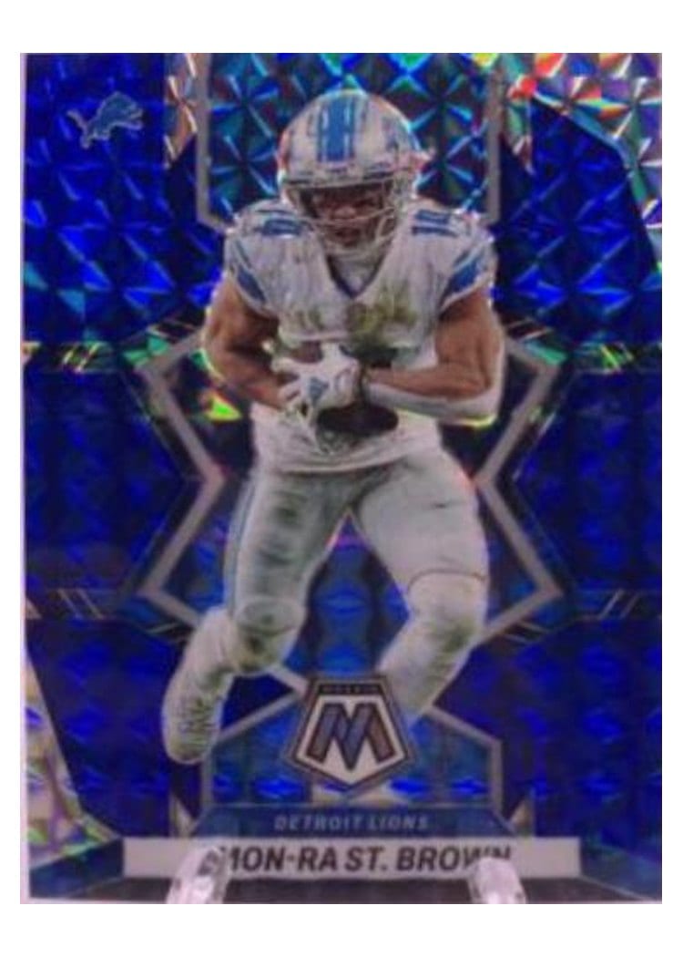 2022 Panini Mosaic Base Set Amon-Ra St. Brown #67 card