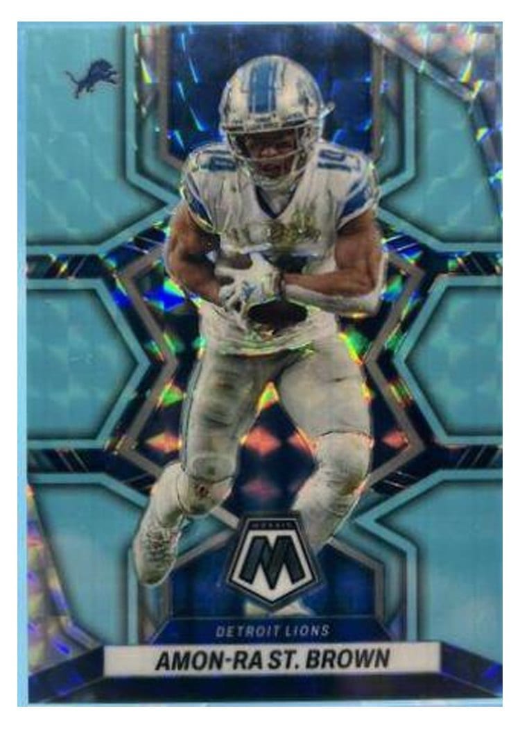 2022 Panini Mosaic Base Set Amon-Ra St. Brown #67 card