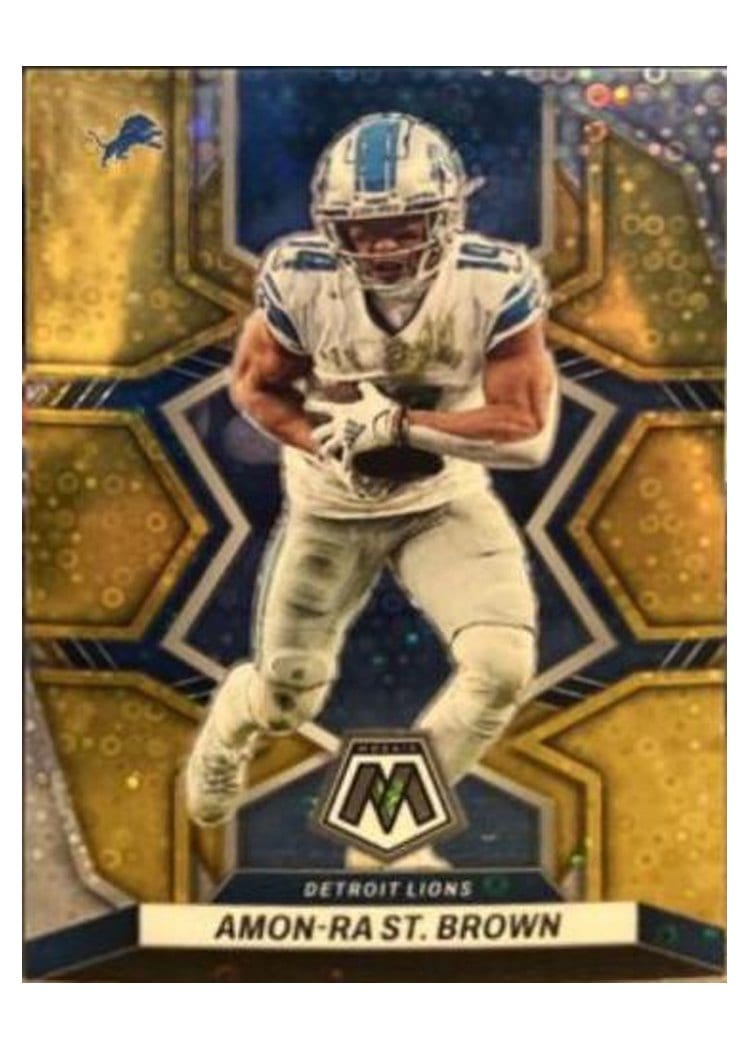 2022 Panini Mosaic Base Set Amon-Ra St. Brown #67 card