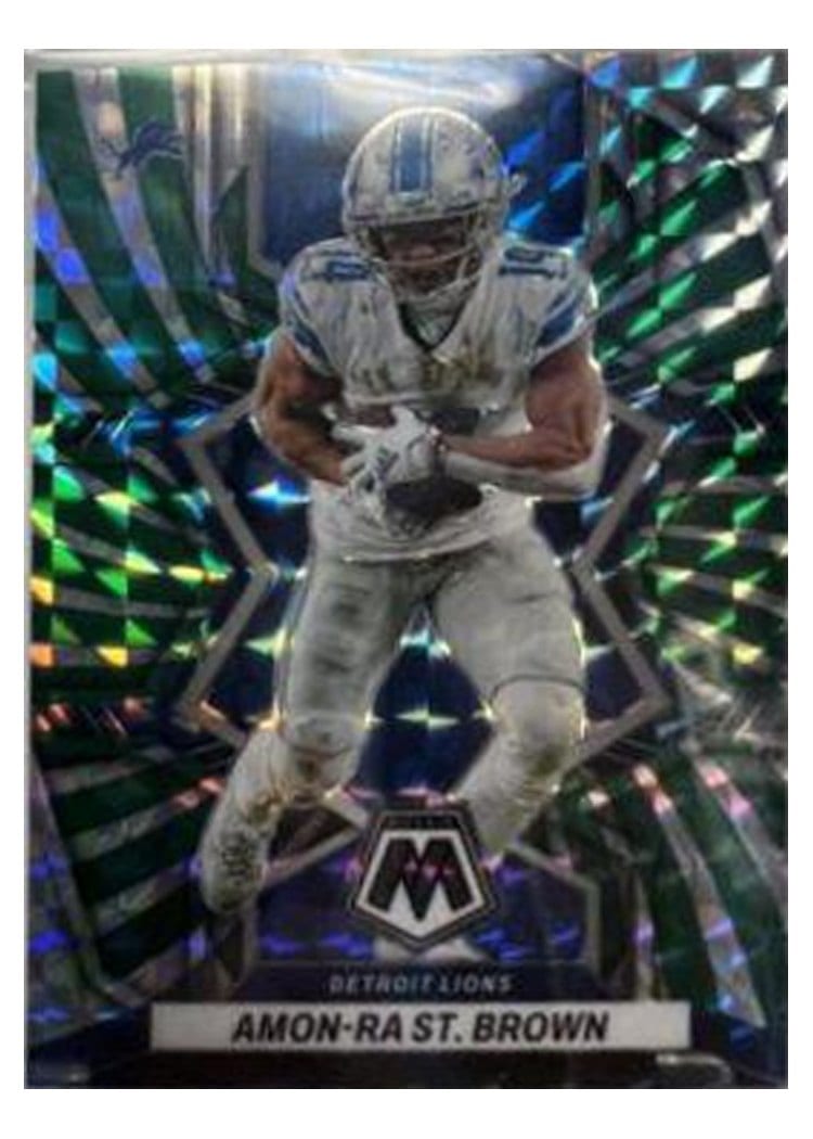 2022 Panini Mosaic Base Set Amon-Ra St. Brown #67 card