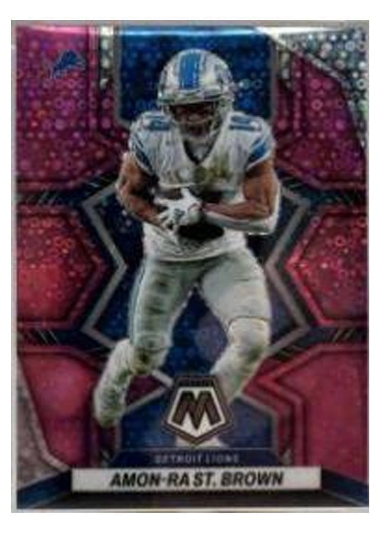 2022 Panini Mosaic Base Set Amon-Ra St. Brown #67 card