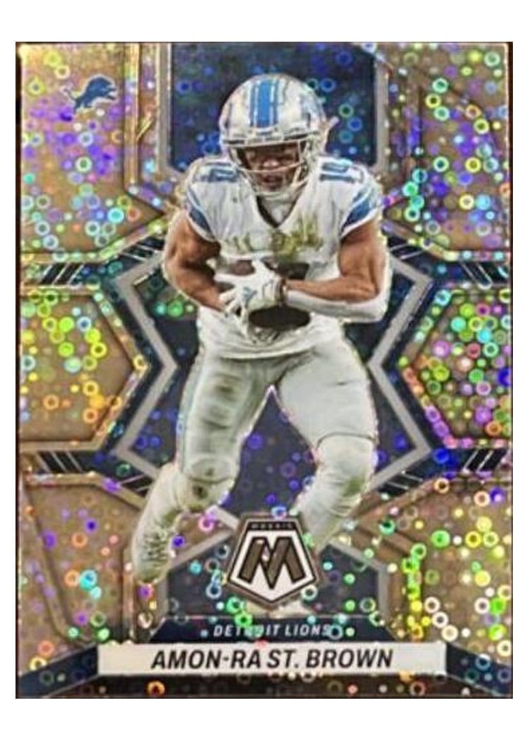 2022 Panini Mosaic Base Set Amon-Ra St. Brown #67 card