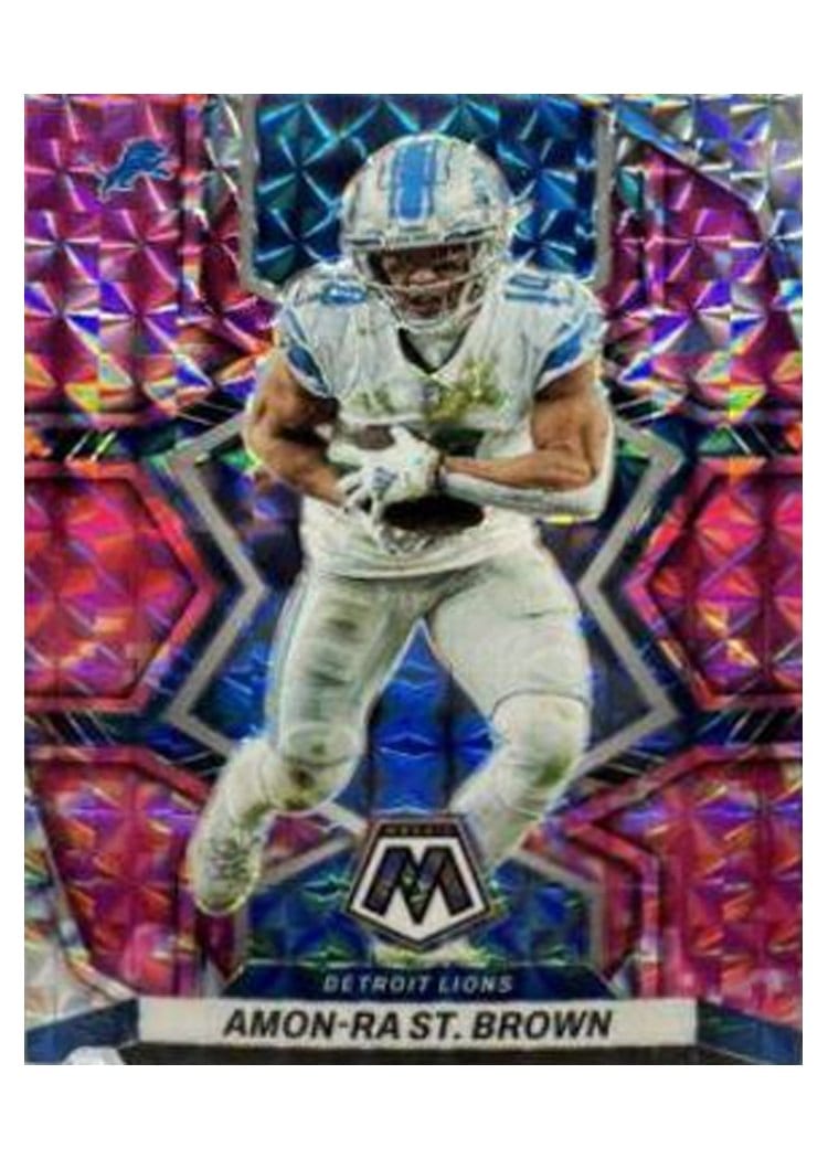 2022 Panini Mosaic Base Set Amon-Ra St. Brown #67 card