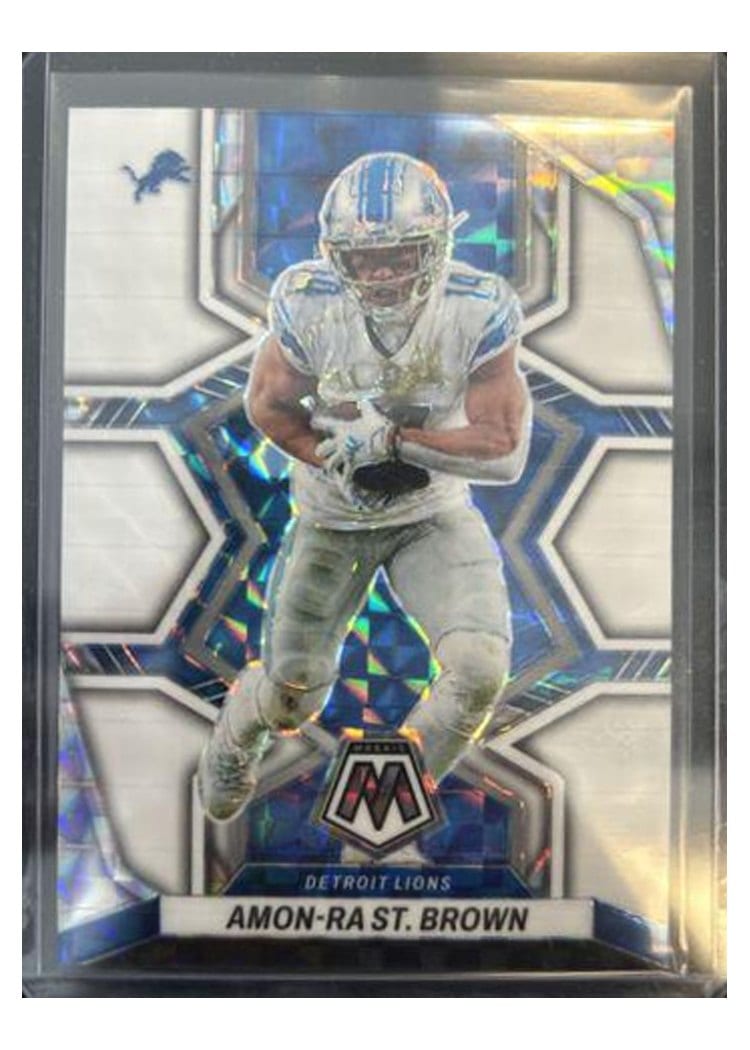2022 Panini Mosaic Base Set Amon-Ra St. Brown #67 card