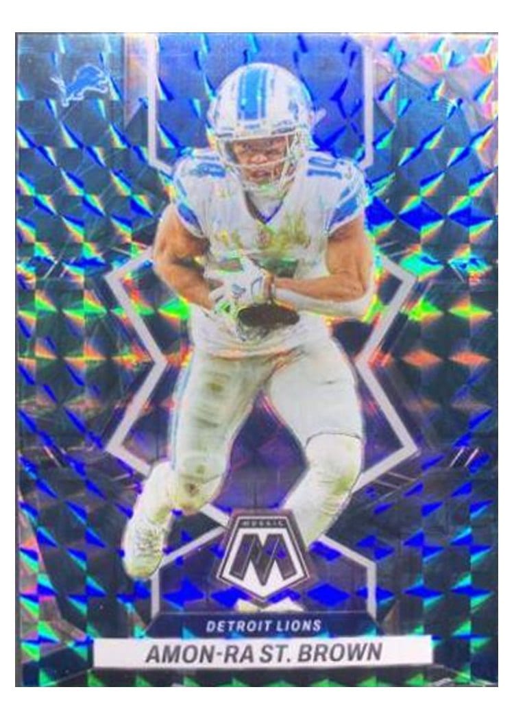 2022 Panini Mosaic Base Set Amon-Ra St. Brown #67 card