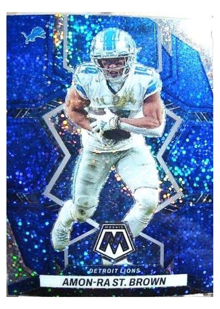 2022 Panini Mosaic Base Set Amon-Ra St. Brown #67 card