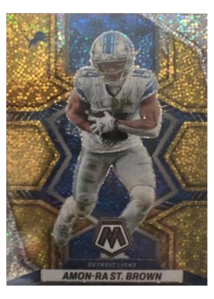 2022 Panini Mosaic Base Set Amon-Ra St. Brown #67 card