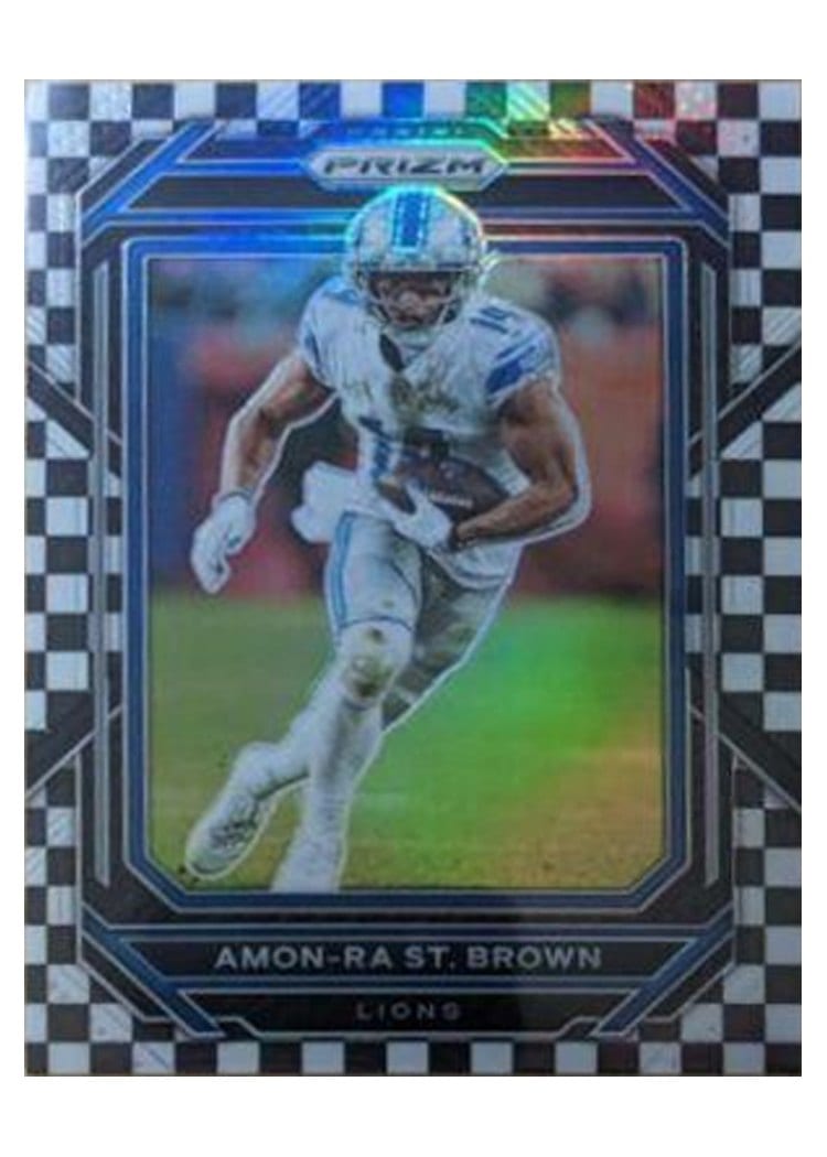 2022 Panini Prizm Base Set Amon-Ra St. Brown #98 card