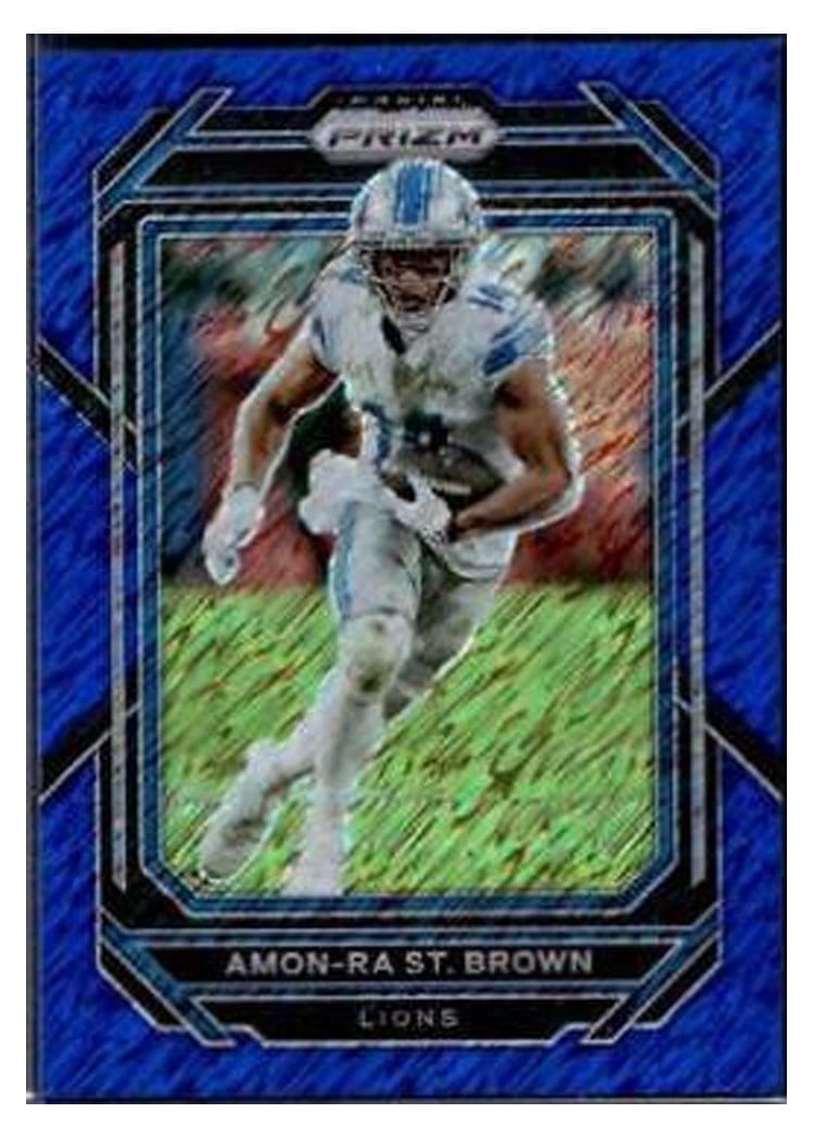 2022 Panini Prizm Base Set Amon-Ra St. Brown #98 card